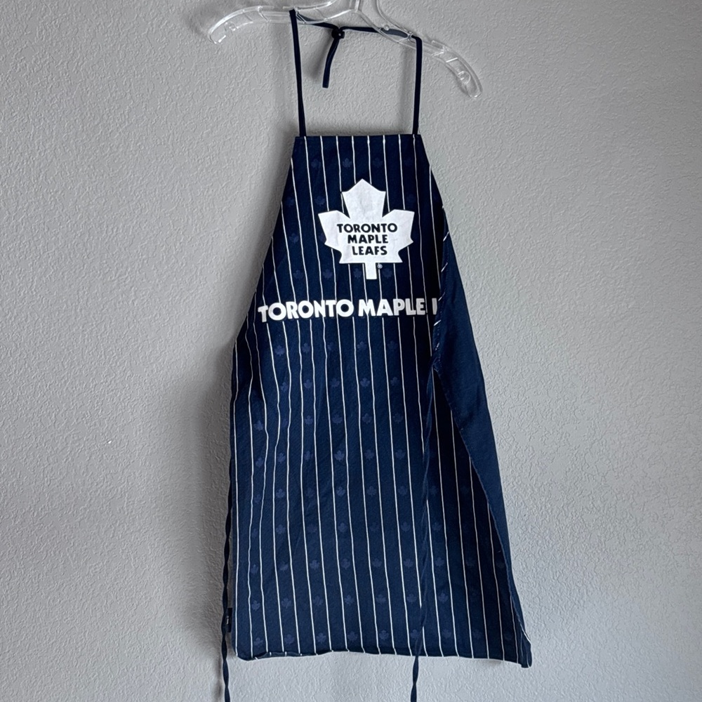 NHL Toronto Maple Leafs Blue and White Striped Apron